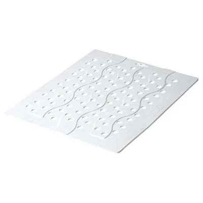 Afbeelding van CURVER Keukengootsteenmat, krasbescherming, spoelbakbodem, antislip, 31,5 x 26 0,5 cm, wit