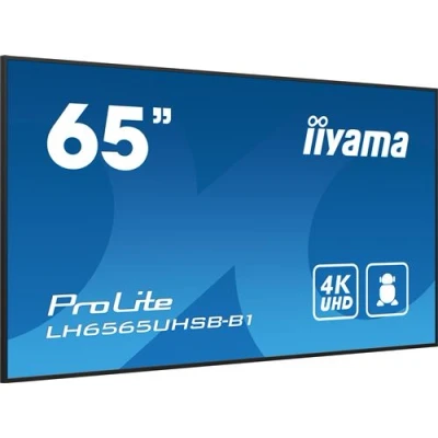 Image de iiyama ProLite LH6565UHSB B1 Classe de diagonale 65&quot; (64.5&quot; visualisable) écran LCD rétro éclairé par LED signalisation numérique Android 4K UHD (2160p) 3840 x 2160 noir