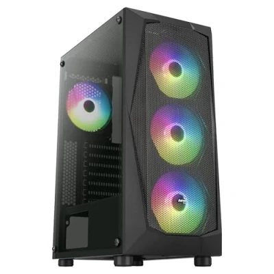 Afbeelding van Aerocool Falcon ARGB Midi Tower Zwart