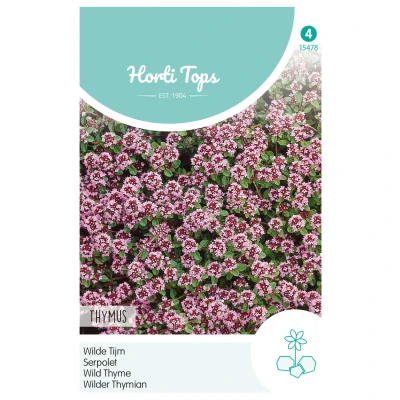 Afbeelding van Hortitops Thymus Wilde Tijm Purperrood Bloemenzaden 150 mg