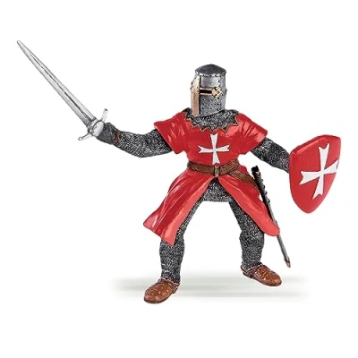 Afbeelding van Papo 39926 Figuur Ridder van Malta Veelkleurig