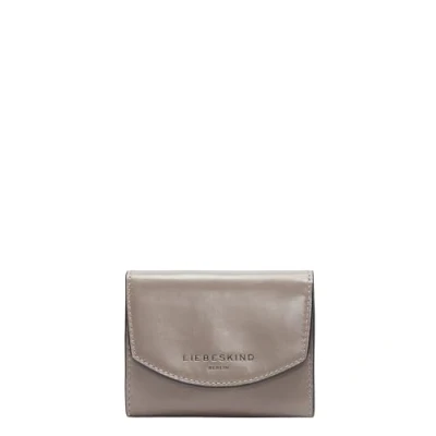Afbeelding van LIEBESKIND BERLIN Portemonnee Alessa 3 Paper Louisa Touch Crinkle Wood Taupe