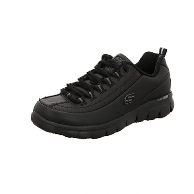 Afbeelding van Skechers, Zwart leder