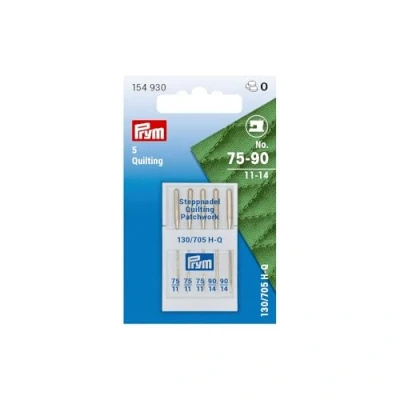 Afbeelding van Prym 154930 naaimachinenaalden Quilting 75 en 90 zilver staal nr. 70