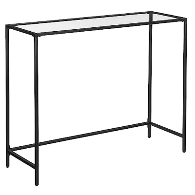 Afbeelding van Console tafel met gehard glazen blad