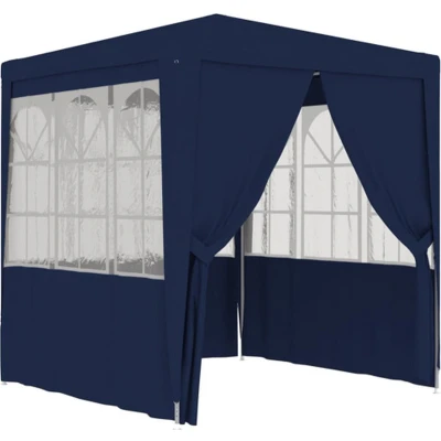 Afbeelding van Partytent met zijwanden professioneel 90 g/m² 2x2 m blauw
