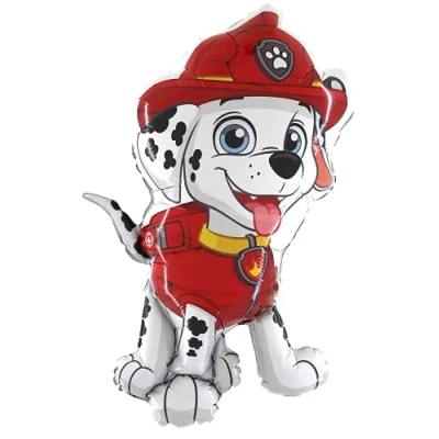 Afbeelding van Toyland® Enorme folieballon 86 cm met Paw Patrol Marshall karakter feestballonnen voor kinderen