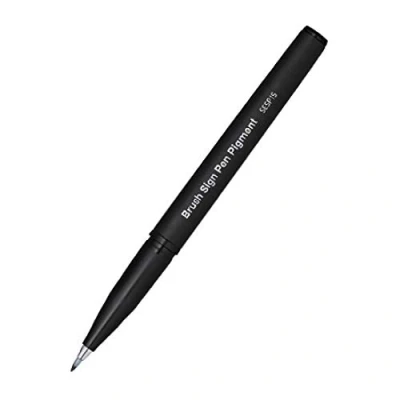 Afbeelding van Brushpen Pentel Sign SESP15 AX Zwart