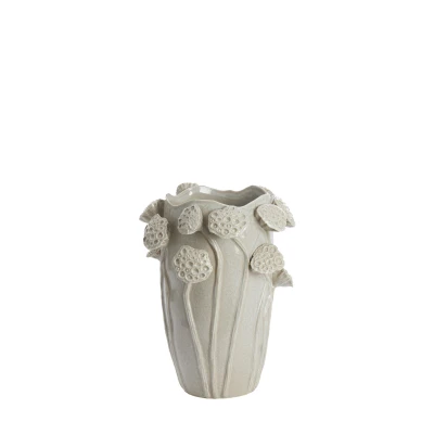 Afbeelding van Light &amp; Living Vaas LAVCI 27.5x25.5x35cm Grijs