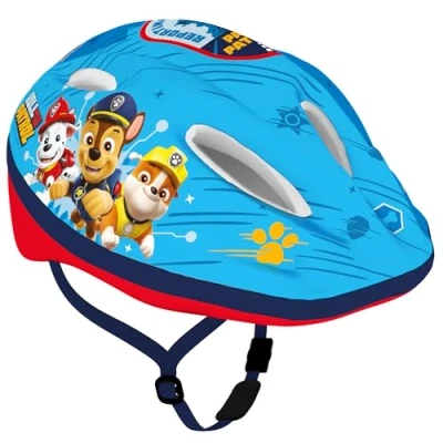 Afbeelding van Paw Patrol Blauwe kinderfietshelm, jongens, verstelbaar 52 56 cm