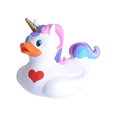 Afbeelding van Wild Republic Badeendje Unicorn Meisjes 10 Cm Wit/roze