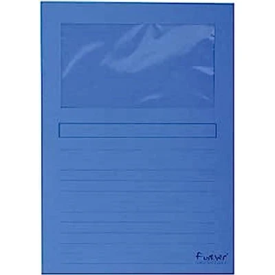 Afbeelding van Venstermap Exacompta Forever L map 120gr donkerblauw