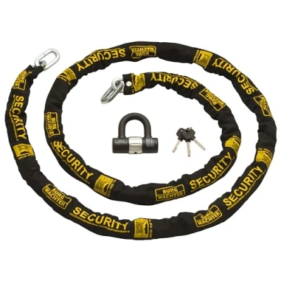 Afbeelding van Burg Wachter Sold Secure Gold Fietsketting en diefstalbeveiliging, zwart, 3 m