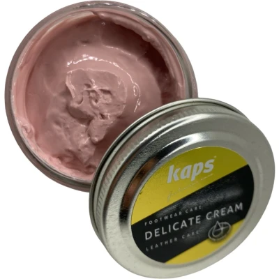 Afbeelding van Kaps Schoencreme schoensmeer verzorgt het leer en geeft glans (124) Roze 50ml