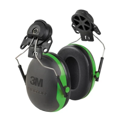 Image de 3M Peltor X1P3 casque antibruit avec fixation noir et vert