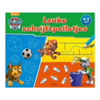 Afbeelding van Paw Patrol Boek Leuke Schrijfspelletjes