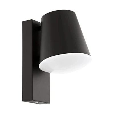 Afbeelding van EGLO Caldiero Wandlamp Buiten E27 24 cm Antraciet/Wit
