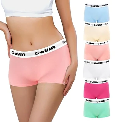 Afbeelding van Libella Set van 6 boxershorts zacht katoen voor dames, Veelkleurig 1 tot