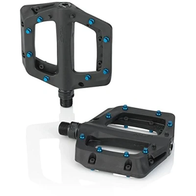 Afbeelding van XLC PD M23 Fietspedalen ATB PVC 9/16&quot; Zwart/Blauw