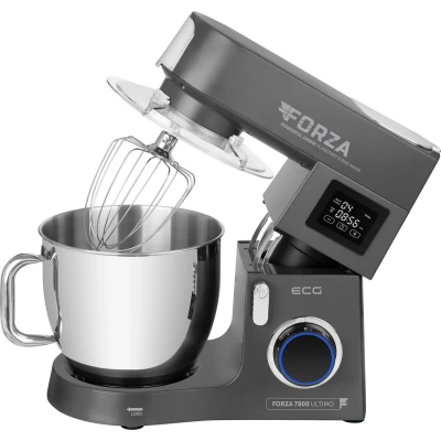 Afbeelding van ECG FORZA 7800 Ultimo Scuro Keukenmachine 8 liter 1800 W Zwart