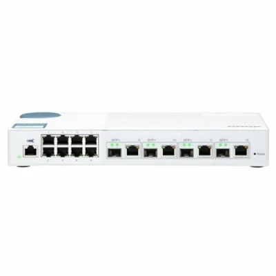 Image de QNAP QSW M408 4C Commutateur Géré 8 x 10/100/1000 + 4 combo 10 gigabits SFP+ de bureau