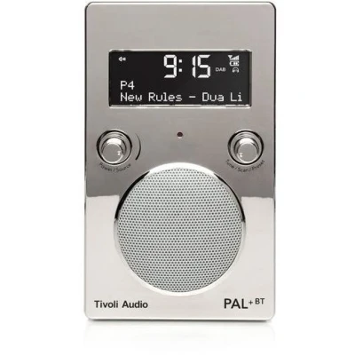 Afbeelding van Tivoli Audio PAL+Bluetooth Draagbare DAB+ radio Chroom