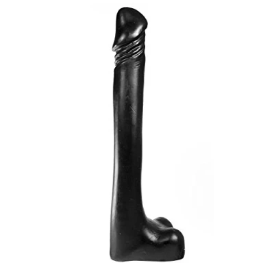 Afbeelding van Dark Crystal Zwarte Dildo Extra Lang Pablo 25 cm