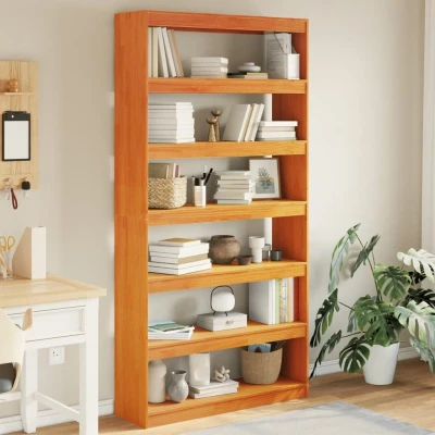 Afbeelding van Boekenkast / kamerscherm 100x30x199,5 cm massief grenenhout