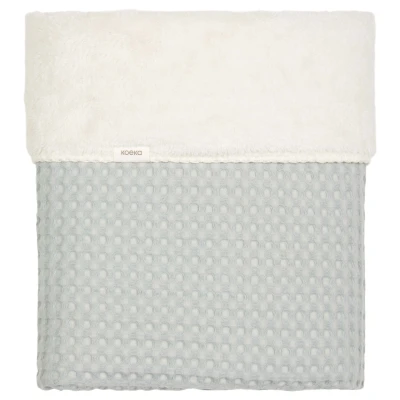 Afbeelding van Koeka Wiegdeken Wafel/teddy Oslo ocean air