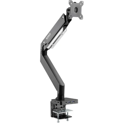 Afbeelding van SpeaKa Professional SP MM 810 1 voudig Monitor tafelbeugel 43,2 cm (17) 88,9 (35) Geïntegreerd dockingstation, Gasdruktechniek, Kantelbaar, Zwenkbaar