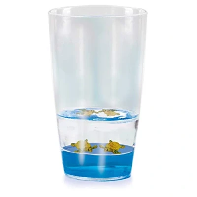 Afbeelding van Floatarama Deluxebase zeeschildpad, acryl beker met drijvende dierenfiguren, 250 ml BPA vrij, voor kinderen en volwassenen