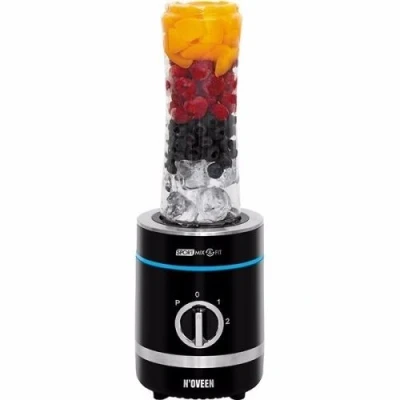 Image de Noveen blender sport mix &amp; fit sb1000 x line machine à smoothie avec 2 bouteilles de 600 ml 300 w noveensb1000