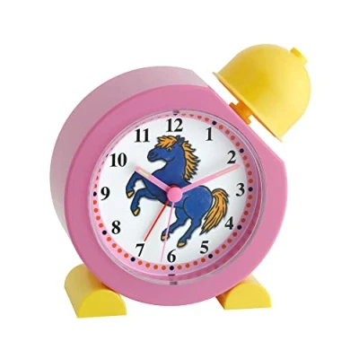 Afbeelding van TFA Dostmann 60.1011.12 Kinderwekker Kwarts 133 mm x 52 Roze, Geel