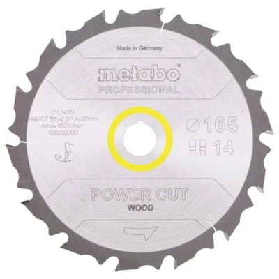 Afbeelding van Metabo MULTI CUT PROFESSIONAL 628292000 Cirkelzaagblad 165 x 20 1.4 mm Aantal tanden: 54 1 stuk(s)