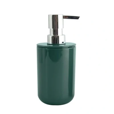 Afbeelding van MSV Zeeppompje/dispenser Porto PS kunststof donkergroen/zilver 7 x 16 cm 260 ml