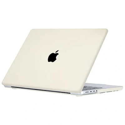 Afbeelding van Lunso Geschikt voor MacBook Pro 14 inch (2021 2023) cover hoes case Candy Rock Grey