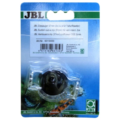 Afbeelding van Jbl Zuignap Met Clip Aquarium Toebehoren 37 mm 2 stuks