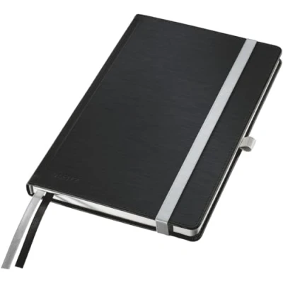 Afbeelding van NOTEBOOK HC A5 RUIT SATIJNZWAR