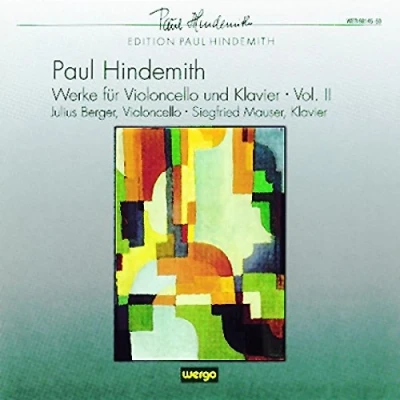 Afbeelding van Hindemith: Works for Cello and Piano, Vol 2 / Berger, Mauser