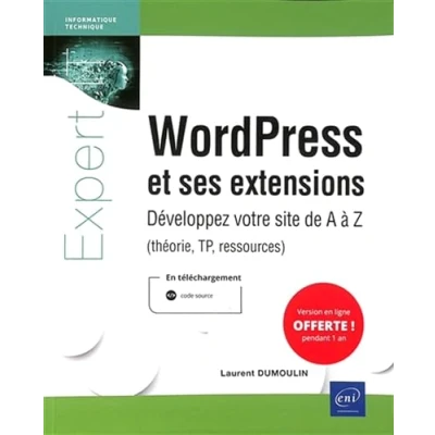 Afbeelding van WORDPRESS ET SES EXTENSIONS DEVELOPPEZ VOTRE SITE DE A Z