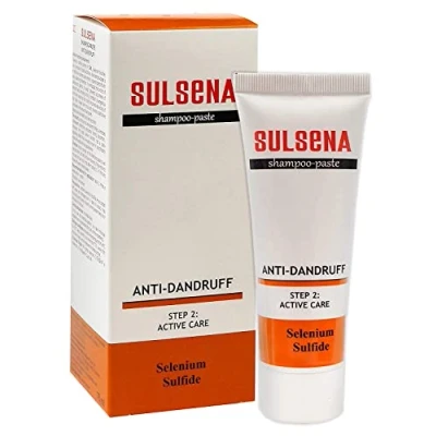Afbeelding van SULSENA ANTI ROOS SHAMPOO PASTA EXPRESS ACTIEVE CARE RUSTGEVEND KALMEREND DIEP REINIGEND EFFECTIEF voor ELK Haartype MANNEN en VROUWEN 18+ 75ML