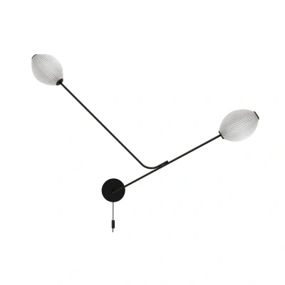 Afbeelding van Gubi wandlamp Satellite 2 lamps crème wit
