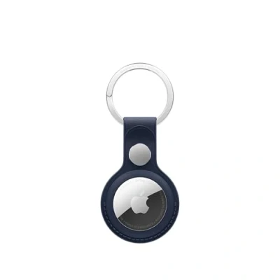Afbeelding van Apple Finewoven Keyring AirTag sleutelhanger Diepblauw