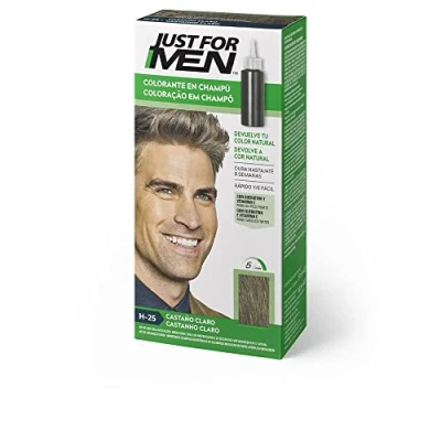Afbeelding van Kleurshampoo Just For Men Lichtbruin (30 ml)