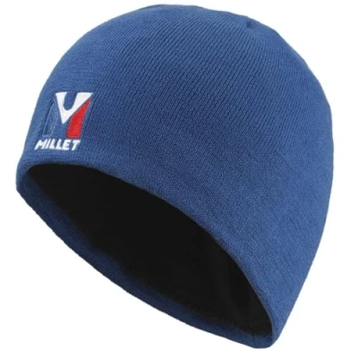 Afbeelding van Millet Active Wool Beanie Bonnet Mixte en Laine Mérinos Alpinisme, Randonnée, Lifestyle, Bleu foncé, Taille unique