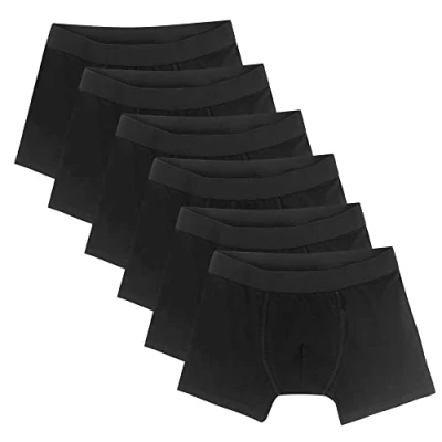 Afbeelding van Libella Set van 6 hipster boxershorts voor jongens 1603, zwart.