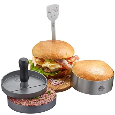 Afbeelding van Hamburger Set BBQ, van 3 Gefu