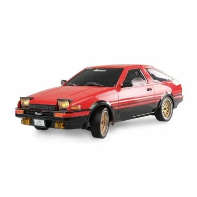 Afbeelding van Amewi 1:18 RC auto Elektro Straatmodel AE86 Sprinter Trueno Scale Drift Rood Brushed Achterwielaandrijving RTR 2,4 GHz Incl. accu en laadkabel