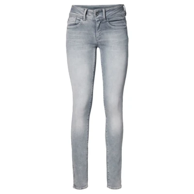 Afbeelding van G Star LYNN MID Skinny Jeans Fit, Dames, Maat: 23x28, Faded industrial grey