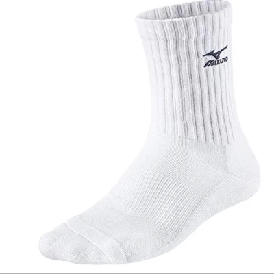 Afbeelding van Mizuno Volleyball Socks Medium Wit/Navy Dames/Heren Maat S